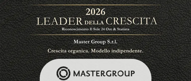 Master Group premiata “Leader della Crescita 2026” da Il Sole 24 Ore e Statista